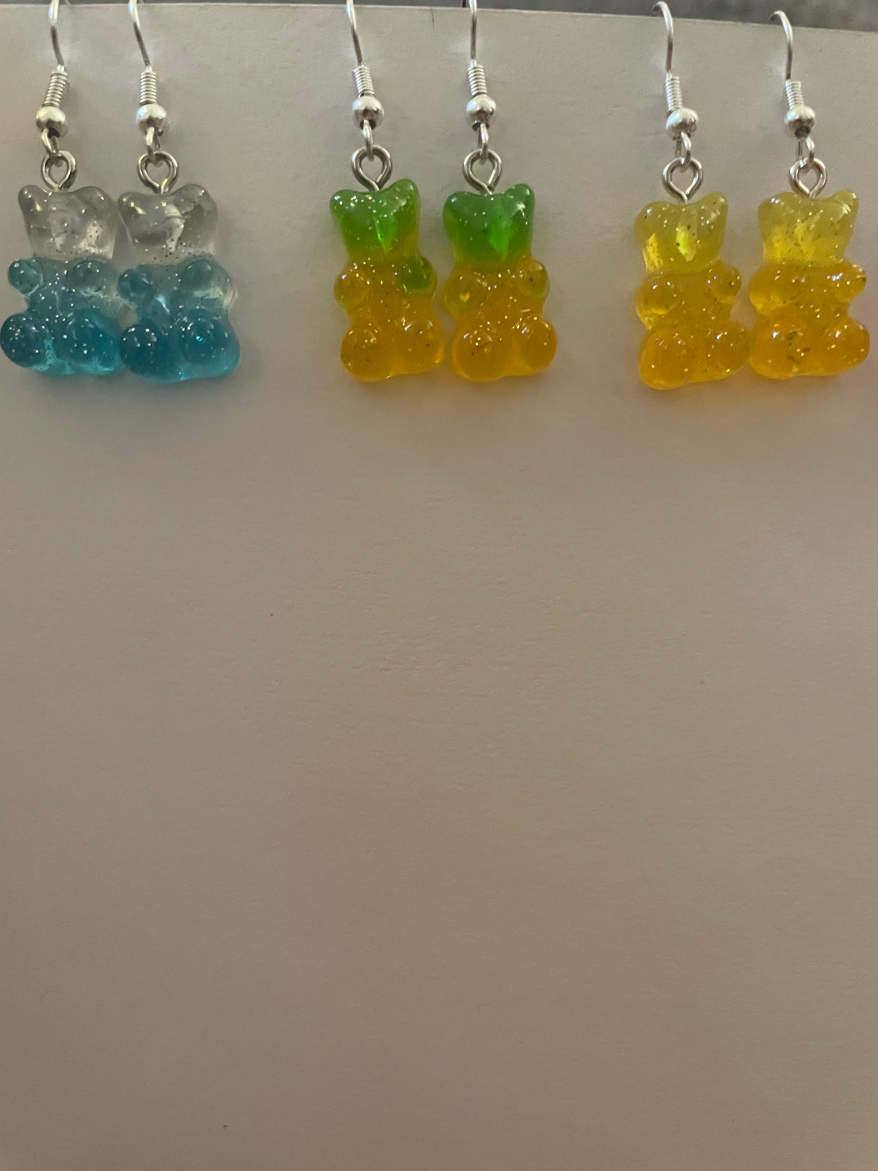 Gummy bear earrings