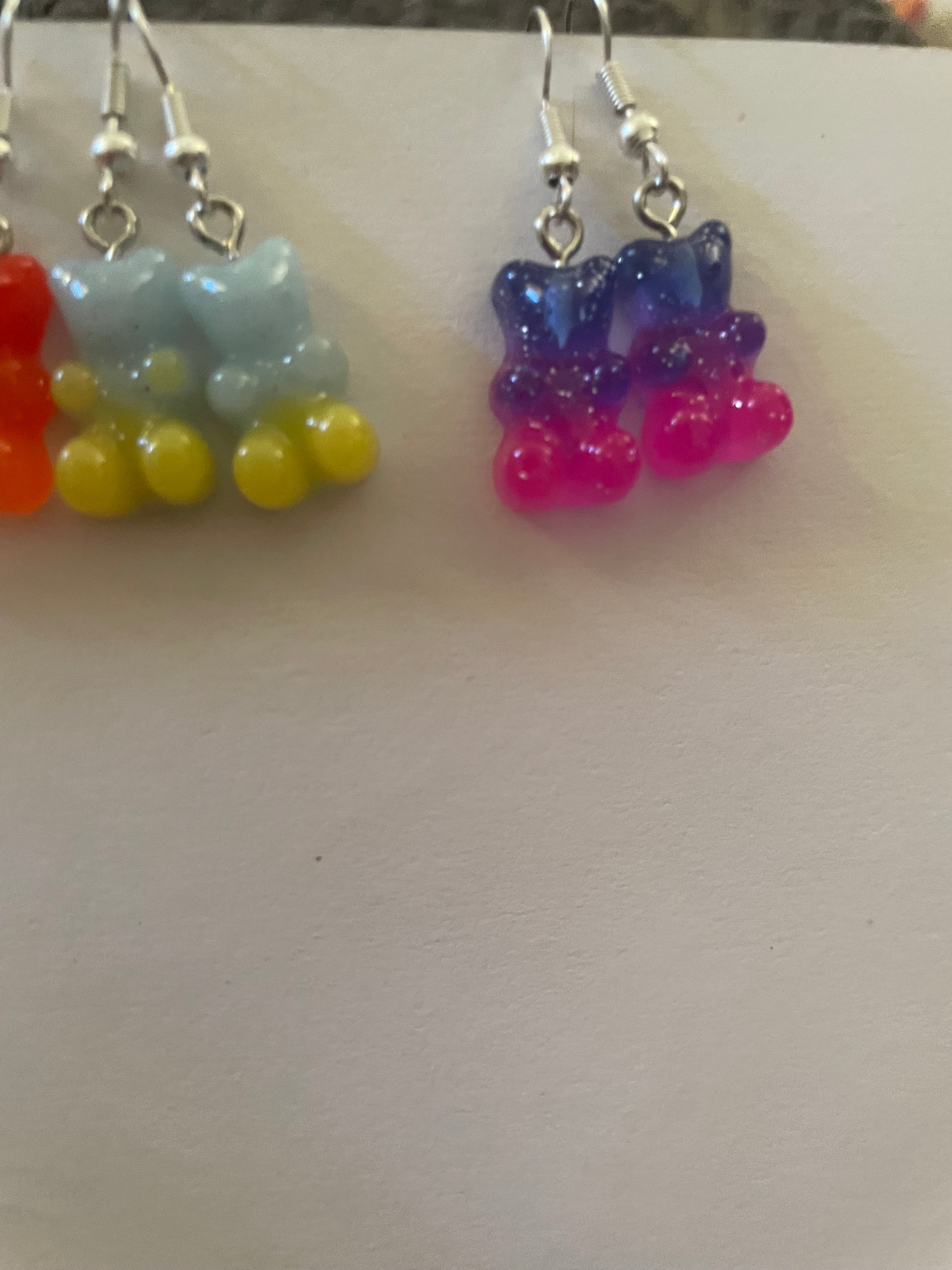 Gummy bear earrings
