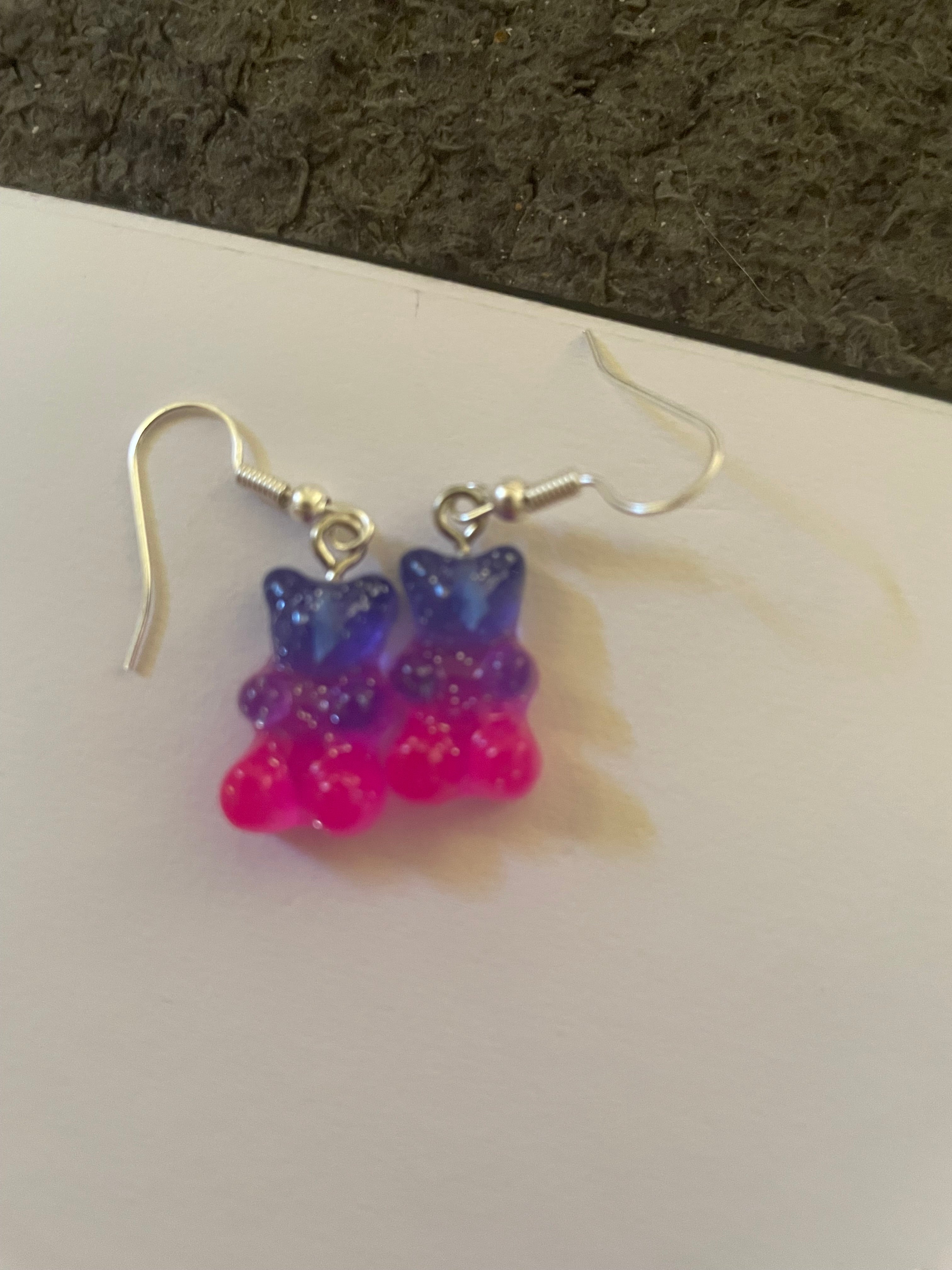Gummy bear earrings